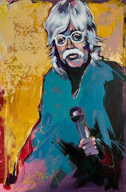 Doctor Kevin, Sold Acrylic on canvas. 24 X 36